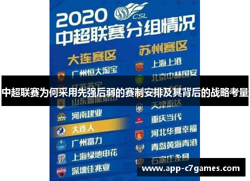 中超联赛为何采用先强后弱的赛制安排及其背后的战略考量